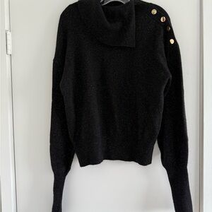 Generation Love Gold Button-Detail Women's Sweater